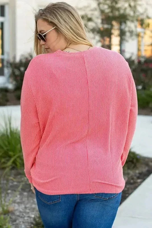 Plus Size Sweatshirts ComfyContours Longline Tee