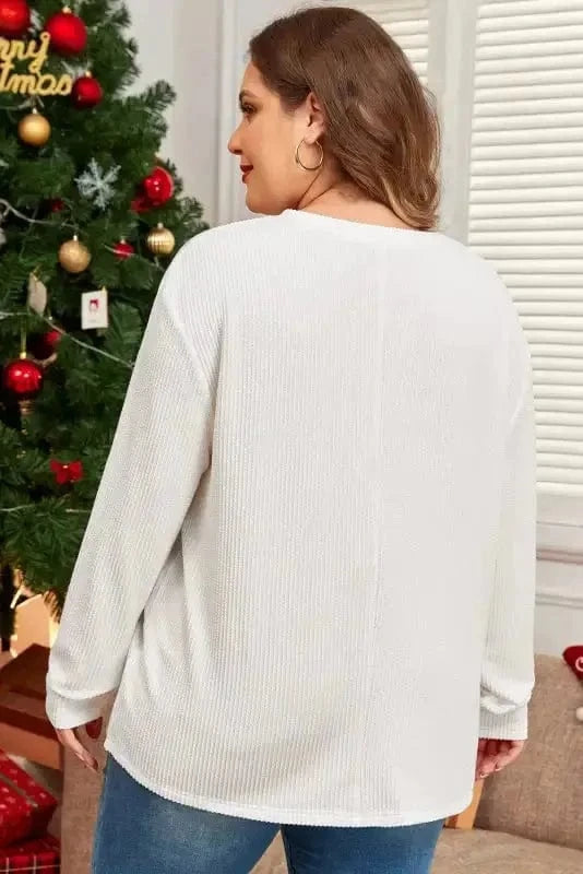 Plus Size Sweatshirts ComfyContours Longline Tee