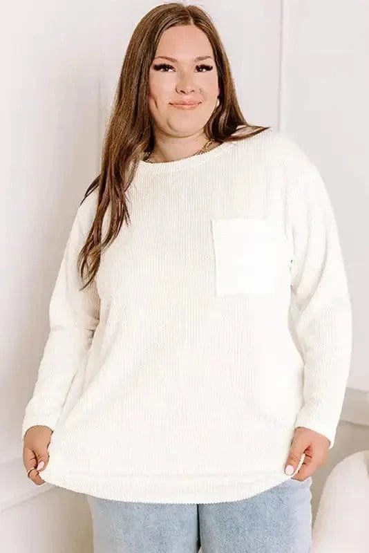 Plus Size Sweatshirts ComfyContours Longline Tee