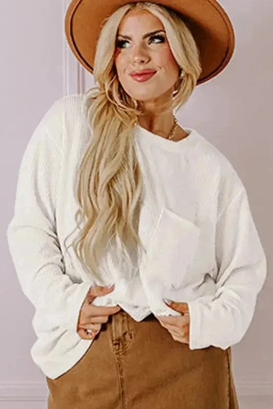 Plus Size Sweatshirts ComfyContours Longline Tee
