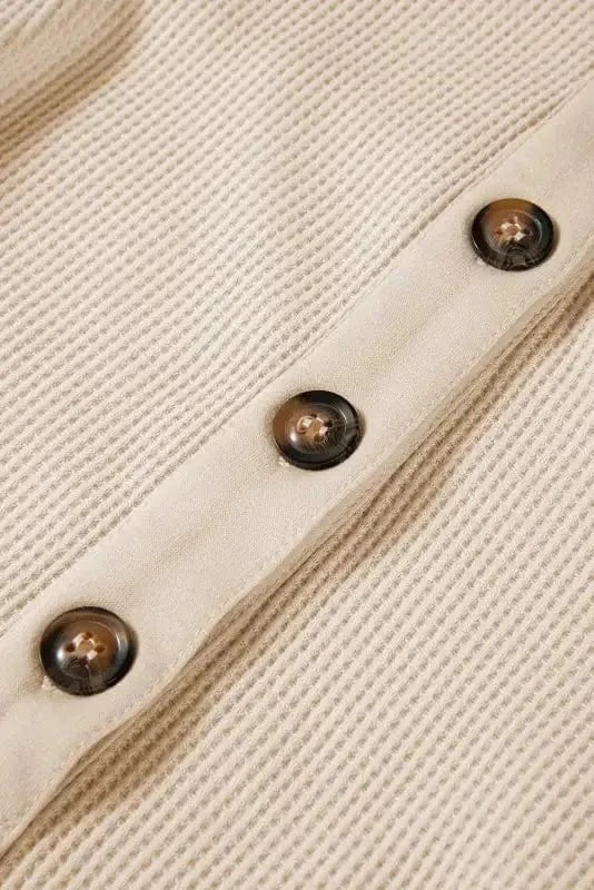 Plus Size Tunics SnugFit Thermal Henley Top