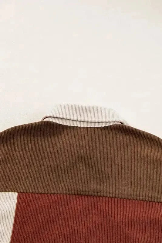 Shackets Autumn Hues Corduroy Shacket