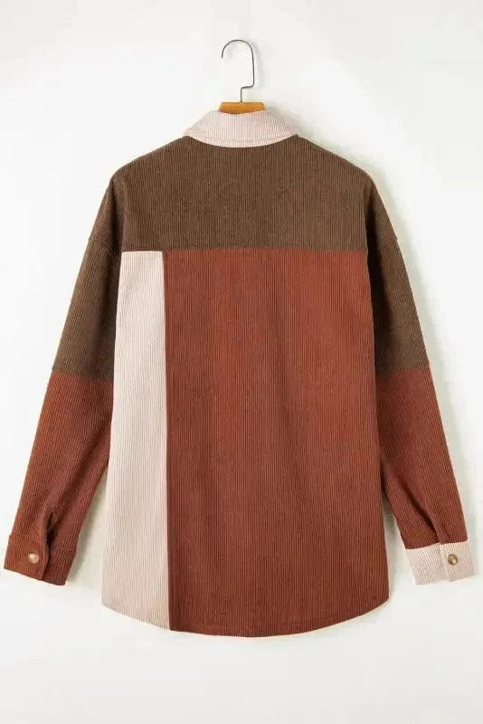 Shackets Autumn Hues Corduroy Shacket