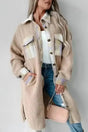 Sherpa Coats Smoke Gray / S / 100%Polyester Frontier Fusion Long Sherpa Coat