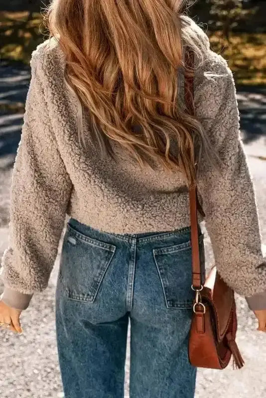 Sherpa Jackets ChicBeige Winter Bliss Jacket