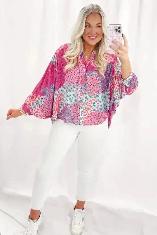 Shirts Floral Fantasy Oversized Shirt