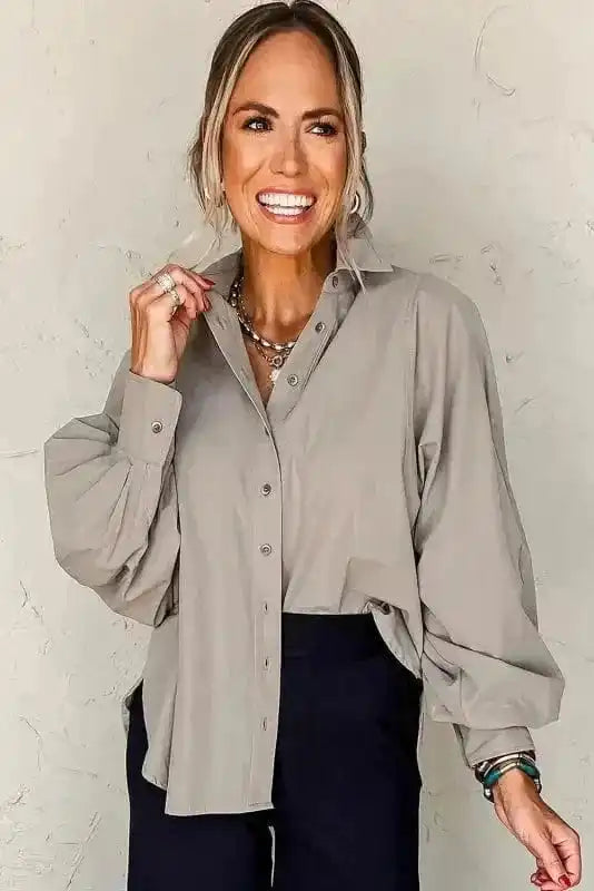 Shirts Loose Fit Shirt - Cotton & Linen