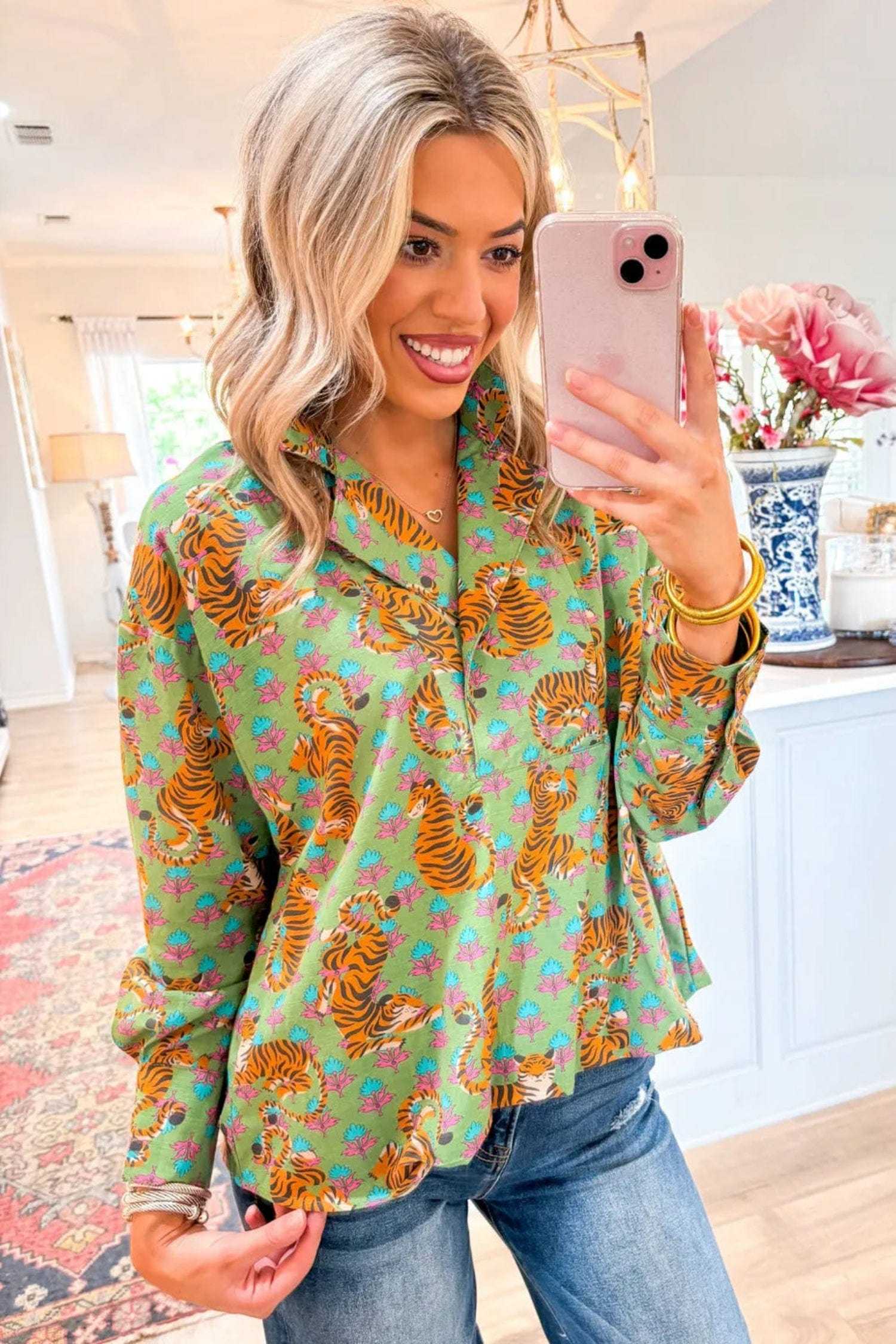 Shirts Tiger Chic Casual Shirt