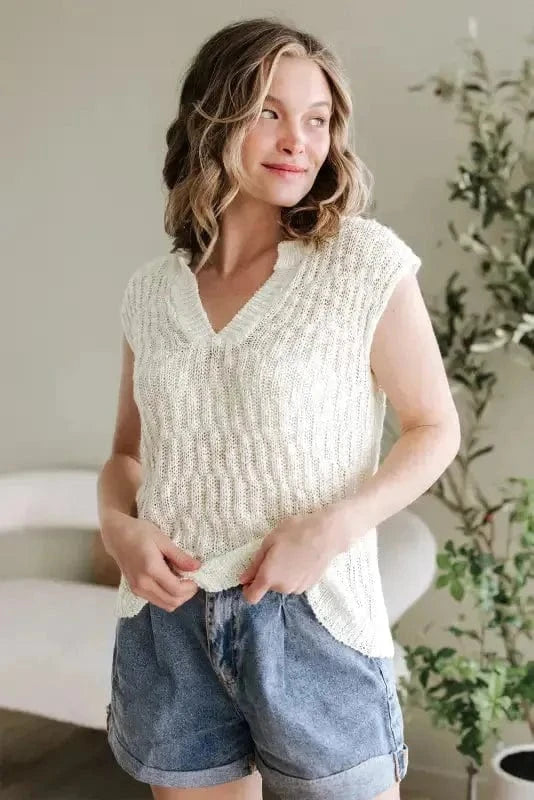 Short Sleeve Sweaters Summer Haze Jumper Vest
