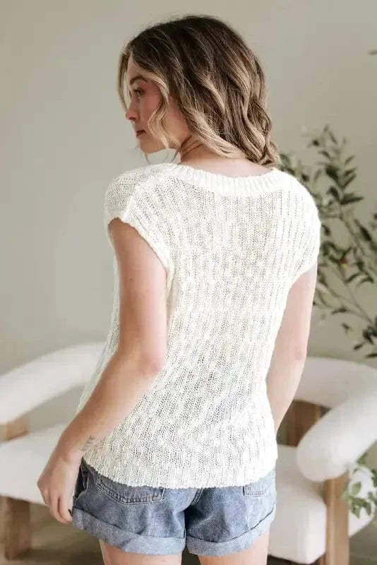 Short Sleeve Sweaters Summer Haze Jumper Vest