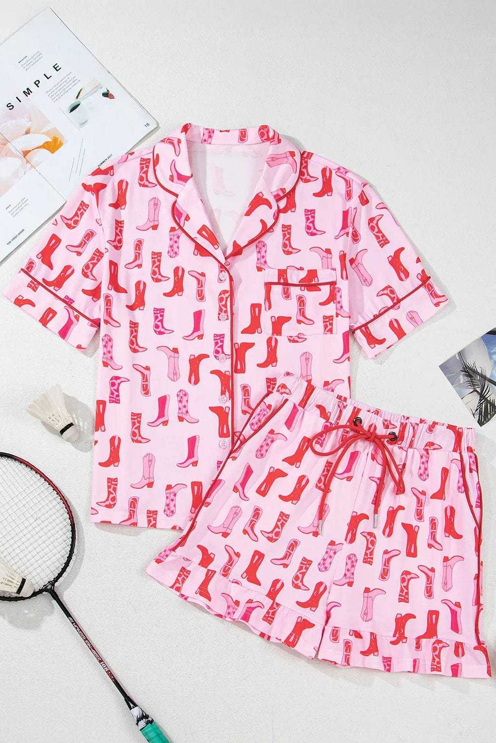 Sleepwear Ruffled Rodeo Pajamas