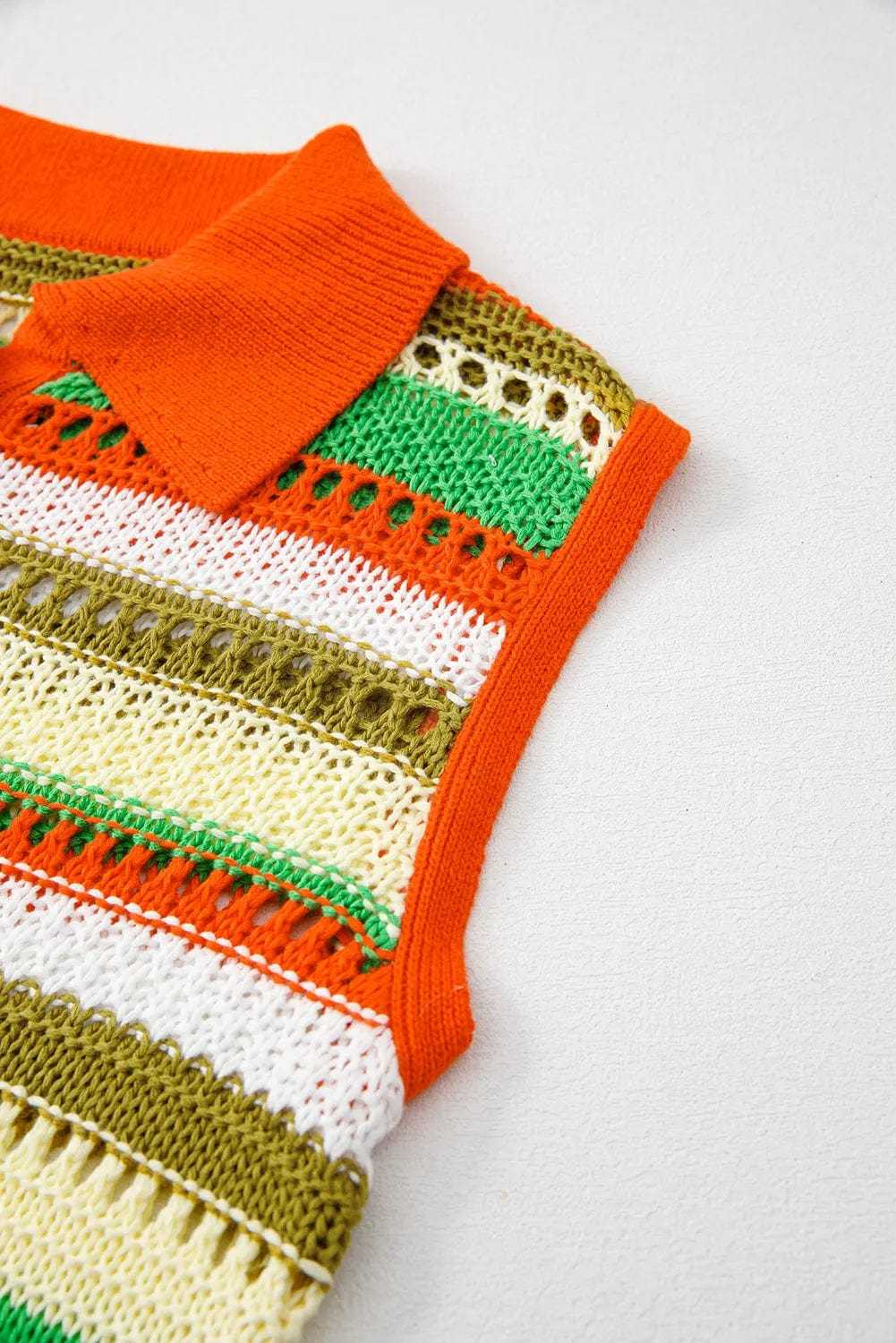 Sweater Dresses LaceStripe Crochet Dress