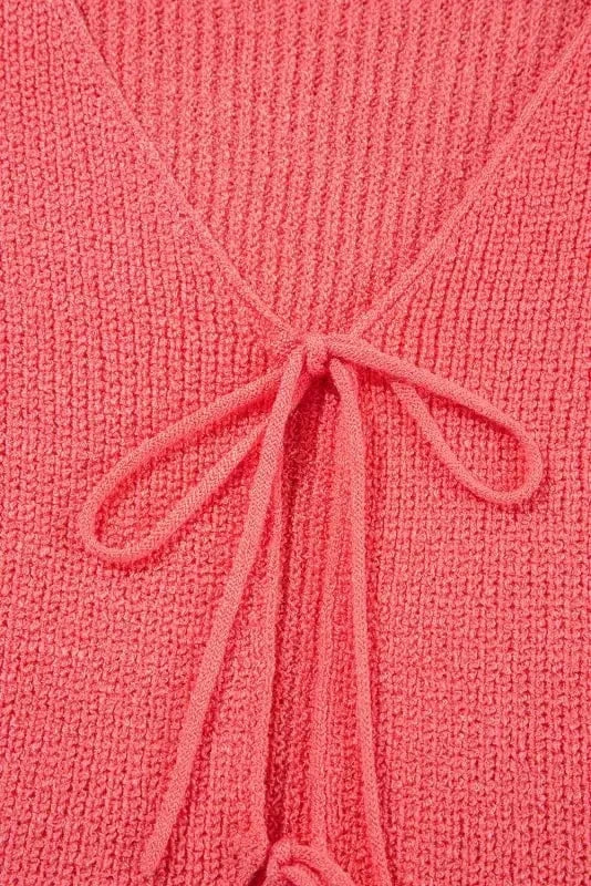Sweater Vests Elegant Lace-Up Cosy Vest - Stylish and Comfortable