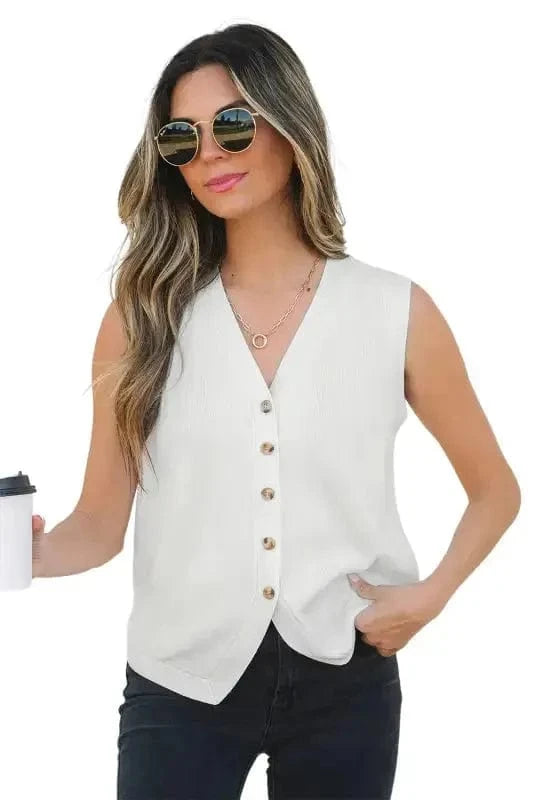 Sweater Vests Ivory Elegance Sweater Vest