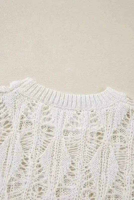 Sweaters Boho Breeze Crochet Sweater
