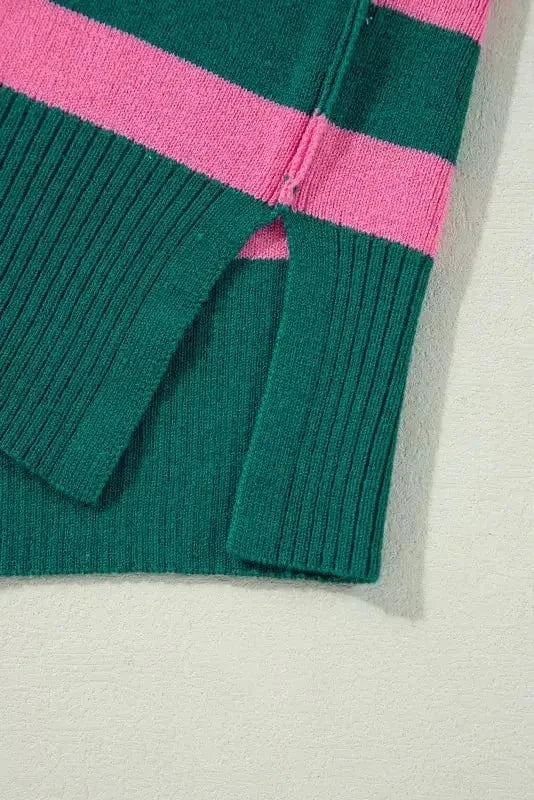 Sweaters CozyStripes Oversized Zip Sweater