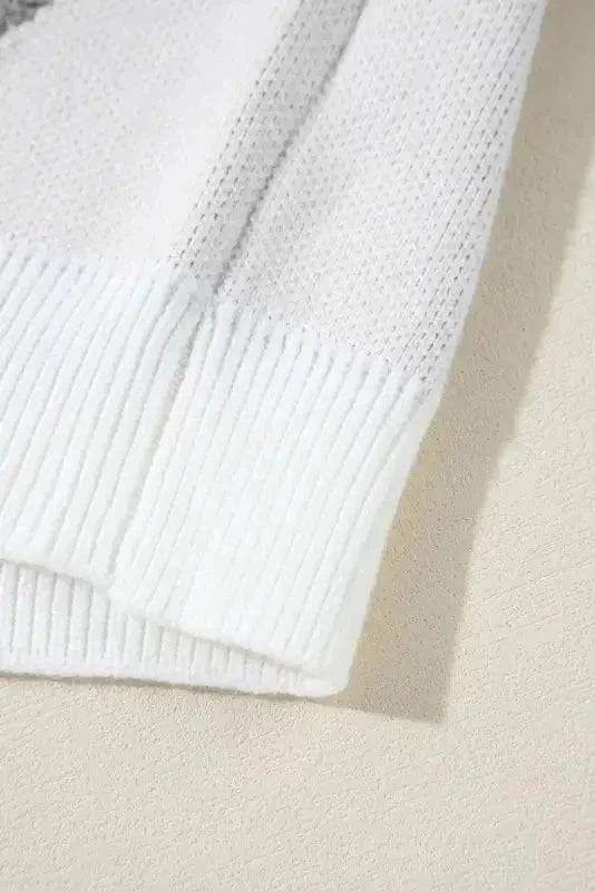 Sweaters Ivory Floret Zip Sweater