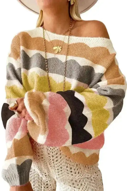 Sweaters Mellow Yellow Striped Jumper