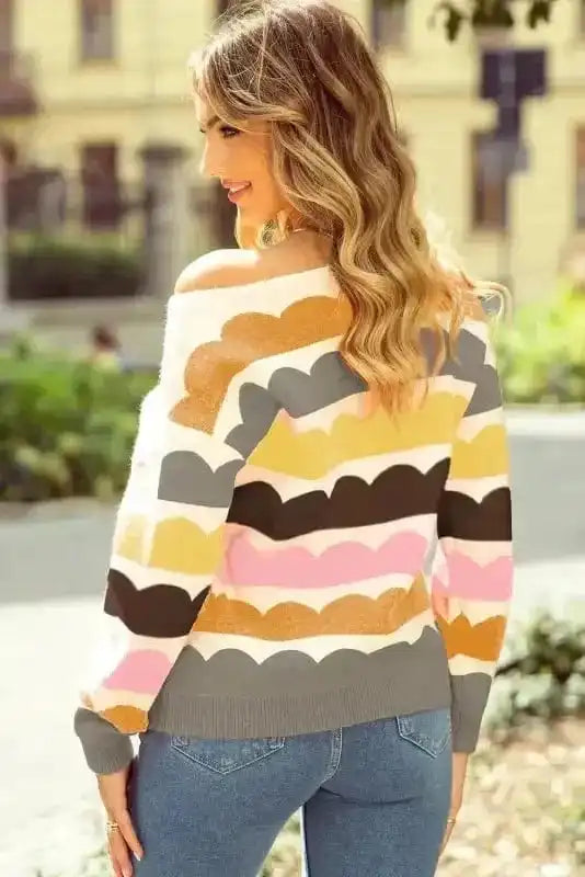 Sweaters Mellow Yellow Striped Jumper