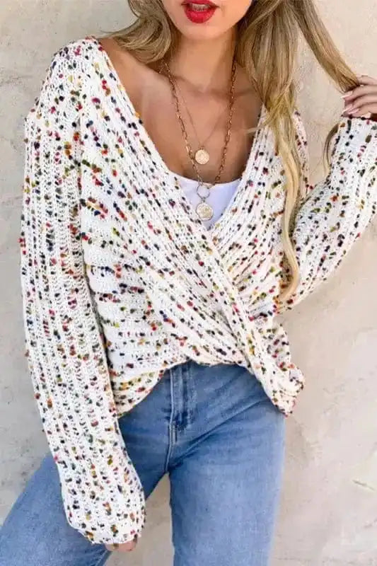 Sweaters Vanilla Swirl Twist Sweater