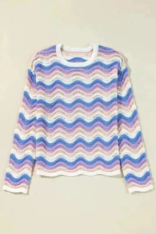 Sweaters WavePoint Stripe Knit Sweater