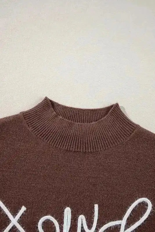 Sweaters Western Howdy Boot Graphic Sweater