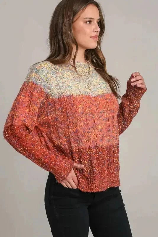 Sweaters Wool Knitted Jumper - Colorful Confetti
