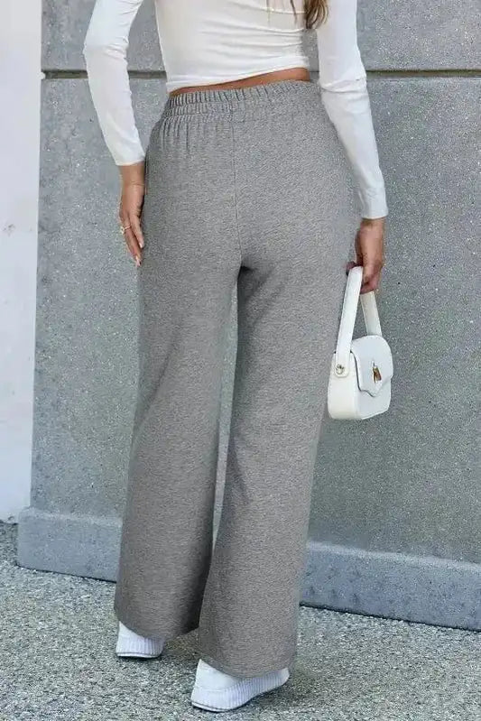 Sweatpants EasyTone Fleece Lined Trousers - Light Grey