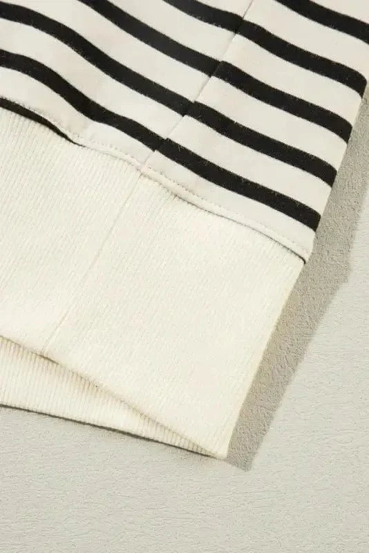 Sweatshirts Amore Striped Graphic Sweatshirt