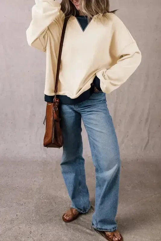 Sweatshirts Casual Oversized Sweatshirt