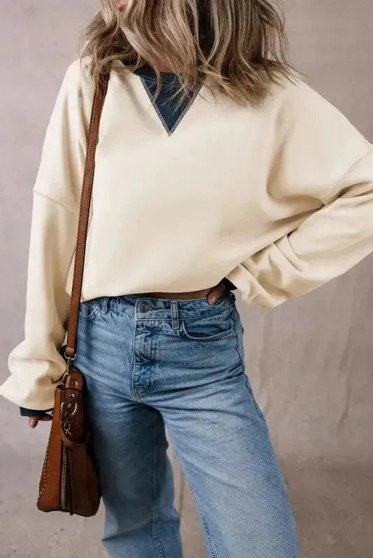 Sweatshirts Casual Oversized Sweatshirt
