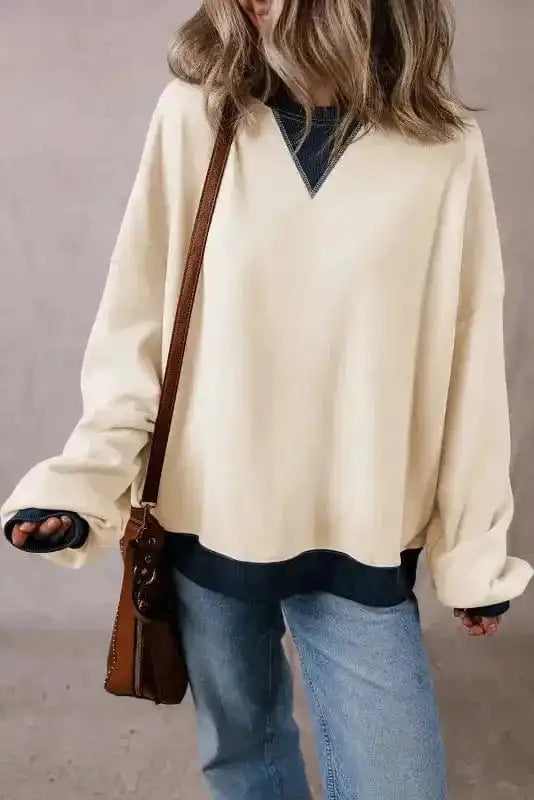 Sweatshirts Casual Oversized Sweatshirt