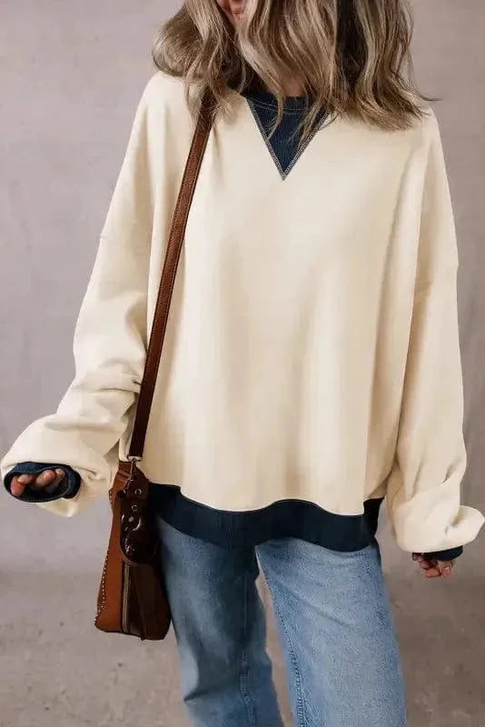 Sweatshirts Casual Oversized Sweatshirt