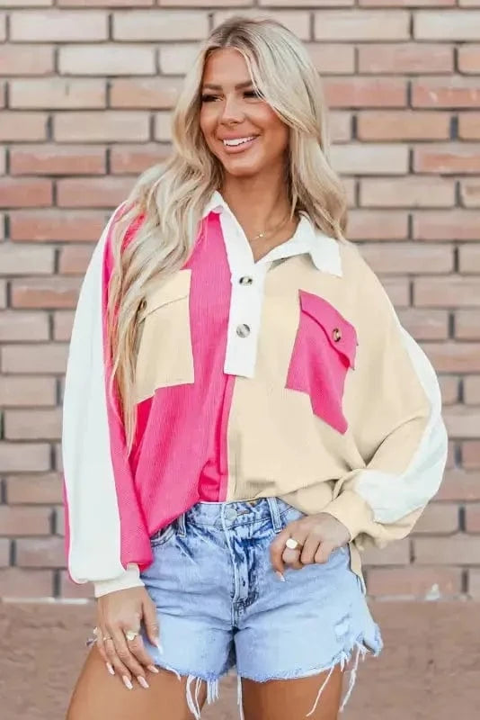Sweatshirts Chroma Comfort Collared Sweatshirt