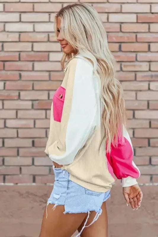 Sweatshirts Chroma Comfort Collared Sweatshirt