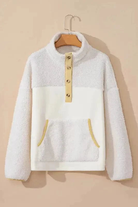 Sweatshirts Cozy Fleece Kangaroo Sweatshirt