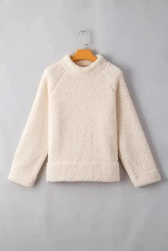 Sweatshirts Cozy High-Neck Fleece Pullover