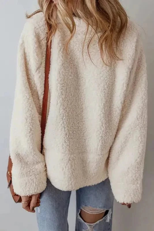 Sweatshirts Cozy High-Neck Fleece Pullover