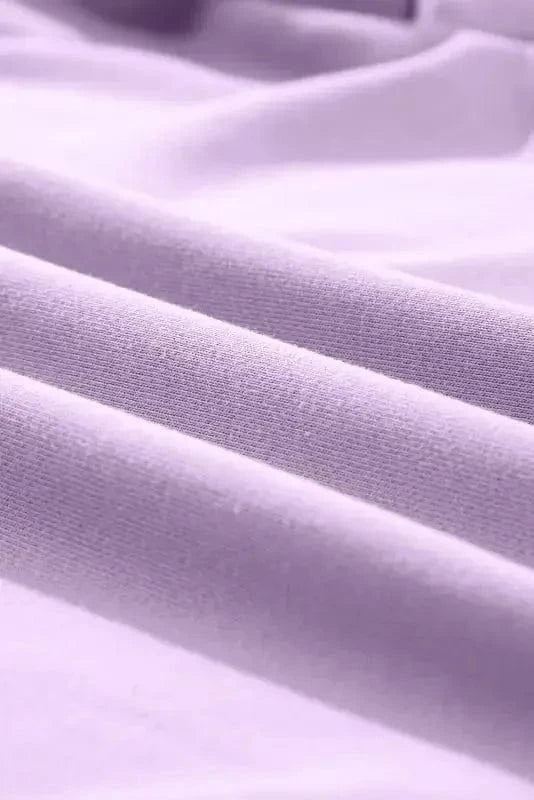 Sweatshirts Orchid Rib Knit Sweatshirt