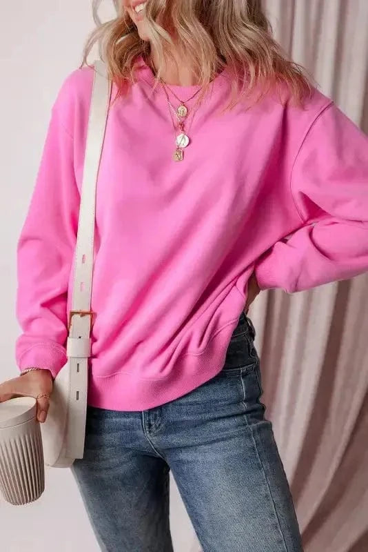 Sweatshirts Relaxed Fit Terry Sweatshirt