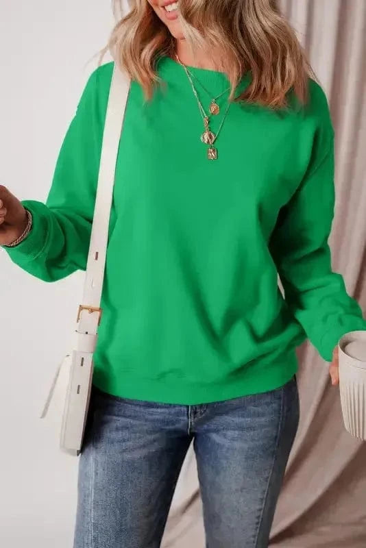 Sweatshirts Relaxed Fit Terry Sweatshirt