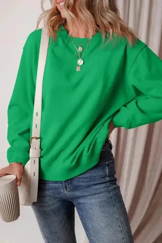 Sweatshirts Relaxed Fit Terry Sweatshirt