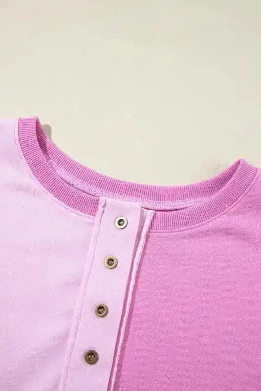 Sweatshirts Sorbet Shades High Low Sweatshirt