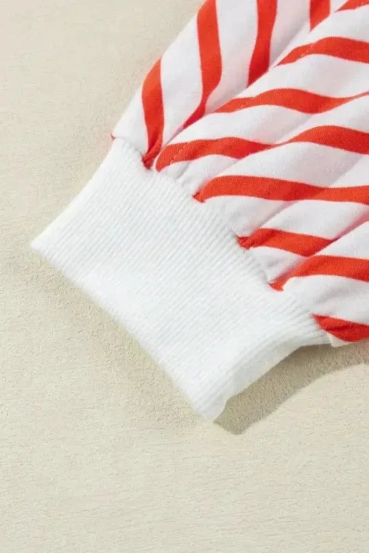 Sweatshirts Urban Stripe Loose Sweatshirt