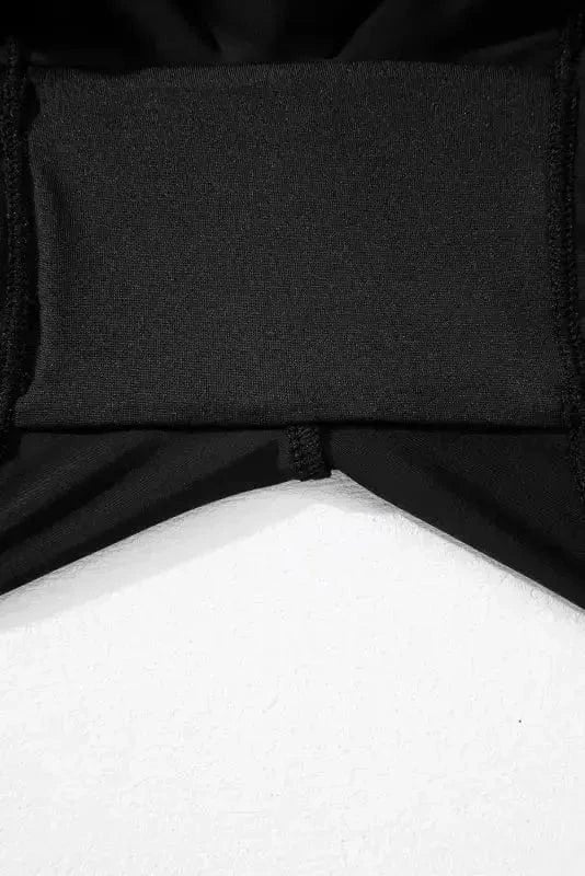 Swim Bottoms Crossover High Waist Swim Skort