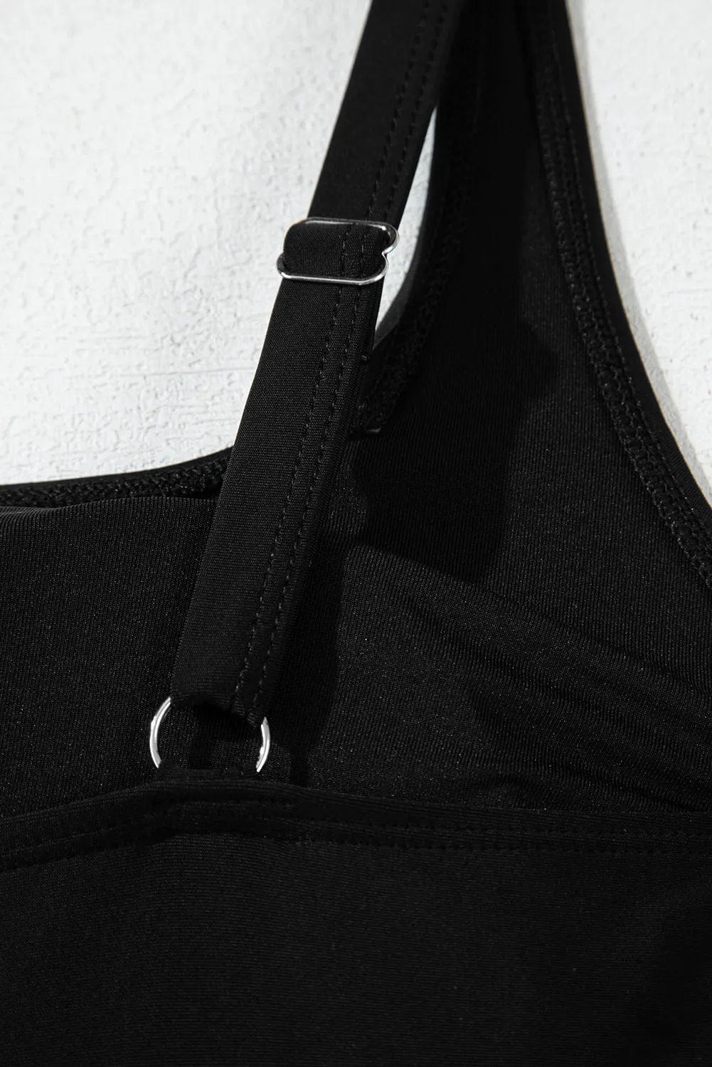 Swim Dresses Sleek Side-Tied Swim Dress