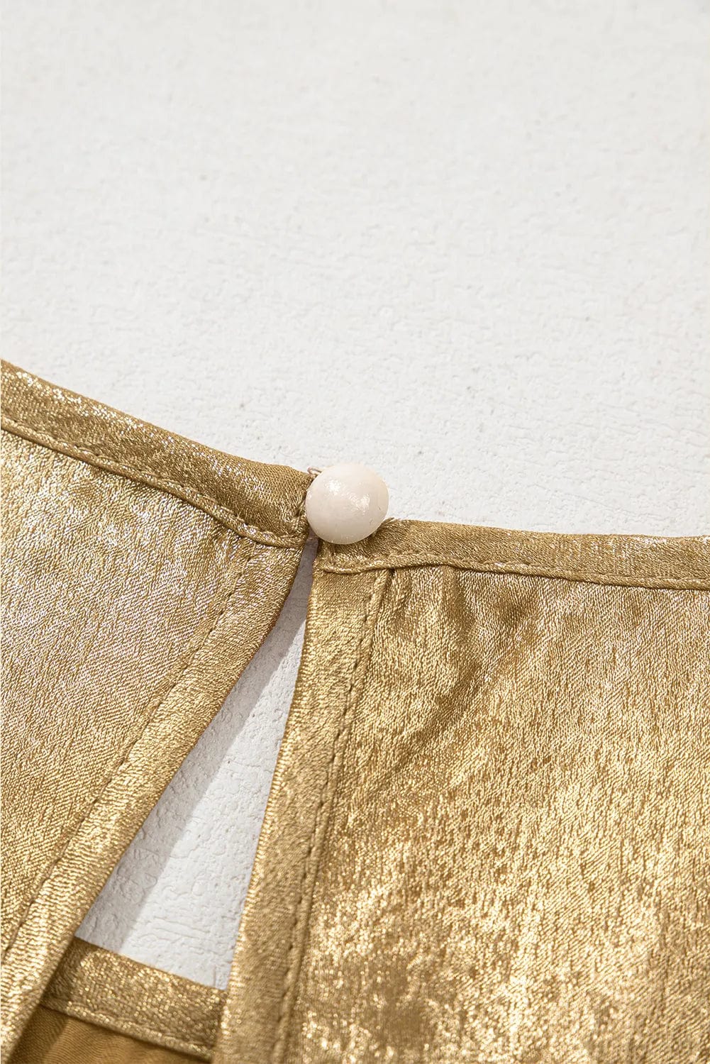 Tank Tops Gold Metal Tank Top