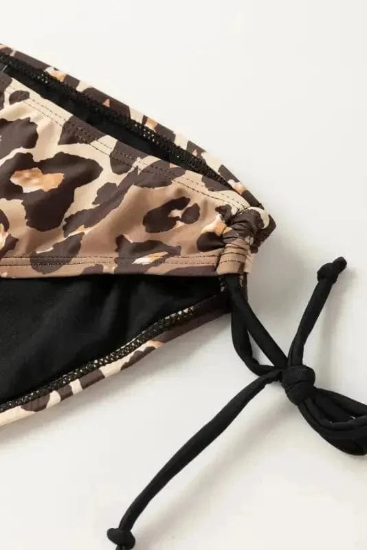 Tankinis Layered Tankini Set with Sporty Swim Top