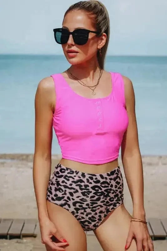 Tankinis Leopard Print Tankini
