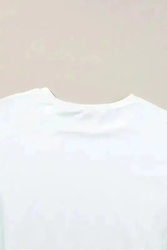 Tees White Bloom Crochet Top